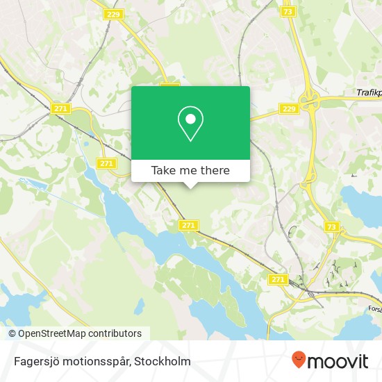 Fagersjö motionsspår map