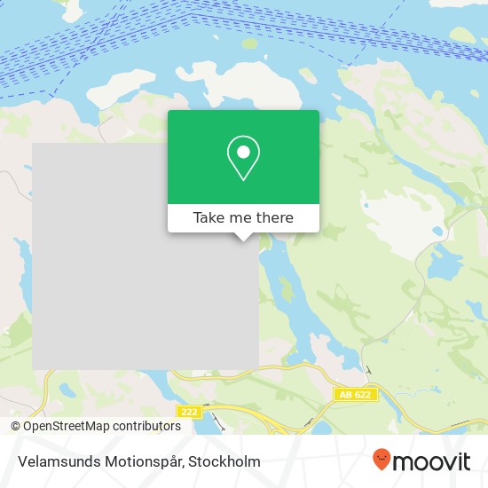 Velamsunds Motionspår map