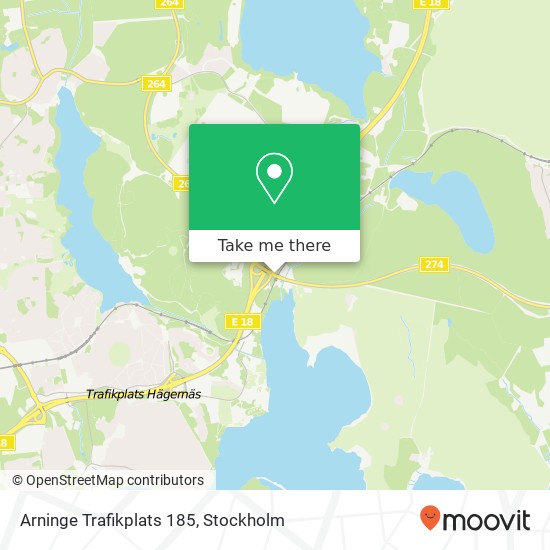 Arninge Trafikplats 185 map