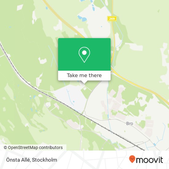 Önsta Allé map