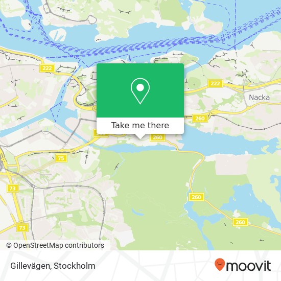 Gillevägen map