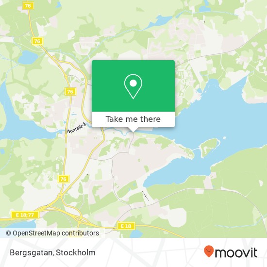 Bergsgatan map