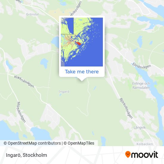 Ingarö map