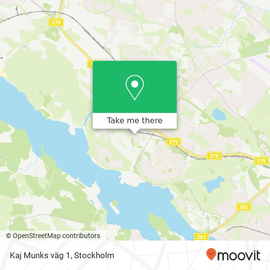 Kaj Munks väg 1 map