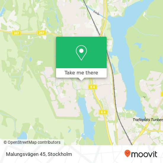 Malungsvägen 45 map