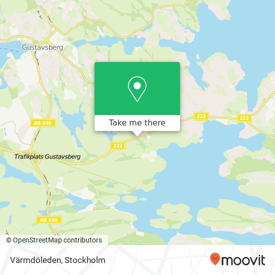 Värmdöleden map