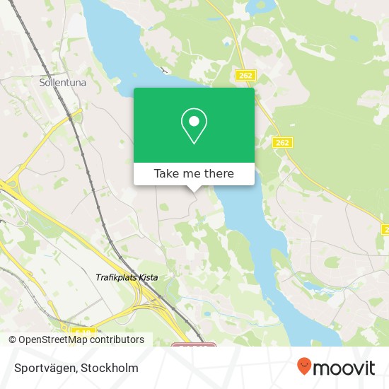 Sportvägen map