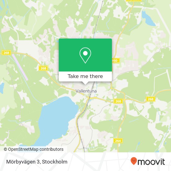 Mörbyvägen 3 map