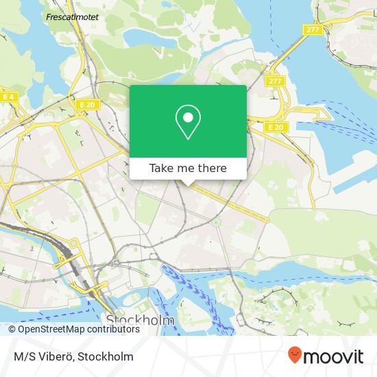 M/S Viberö map