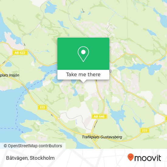 Båtvägen map