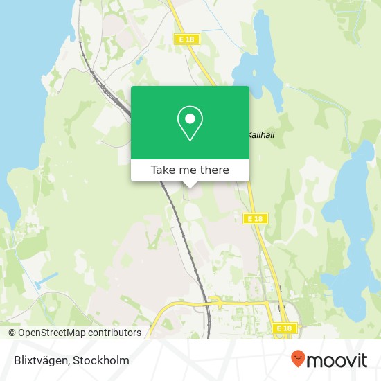 Blixtvägen map