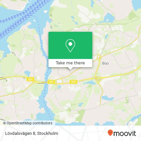 Lövdalsvägen 8 map