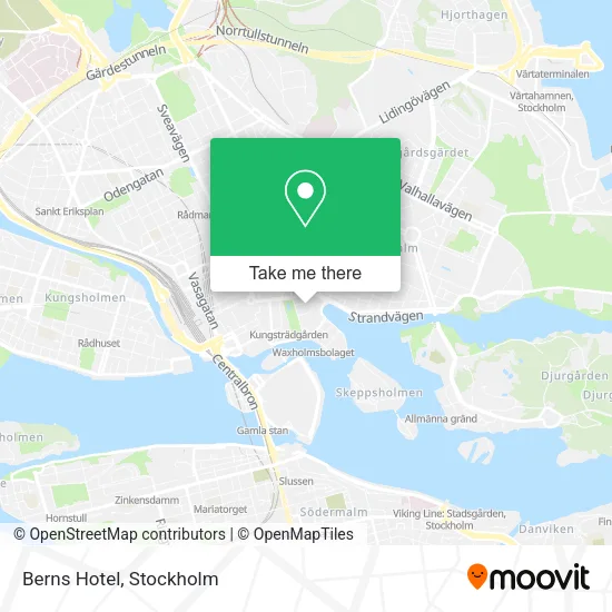Berns Hotel map