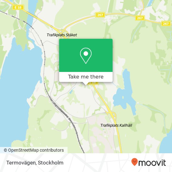 Termovägen map