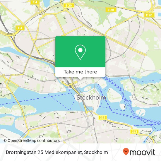 Drottningatan 25 Mediekompaniet map