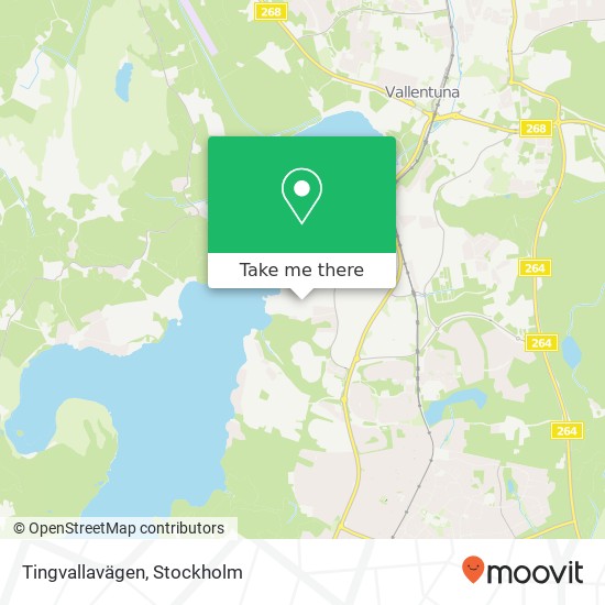 Tingvallavägen map