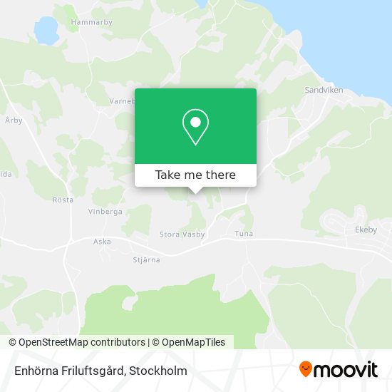 Enhörna Friluftsgård map