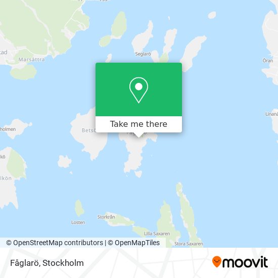 Fåglarö map