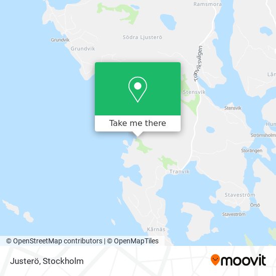 Justerö map