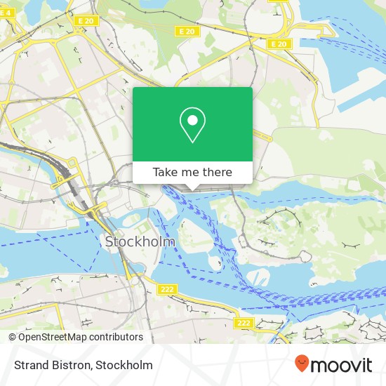 Strand  Bistron map