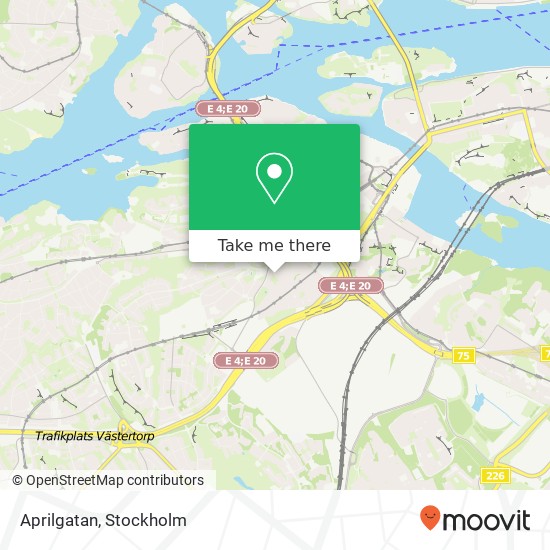 Aprilgatan map