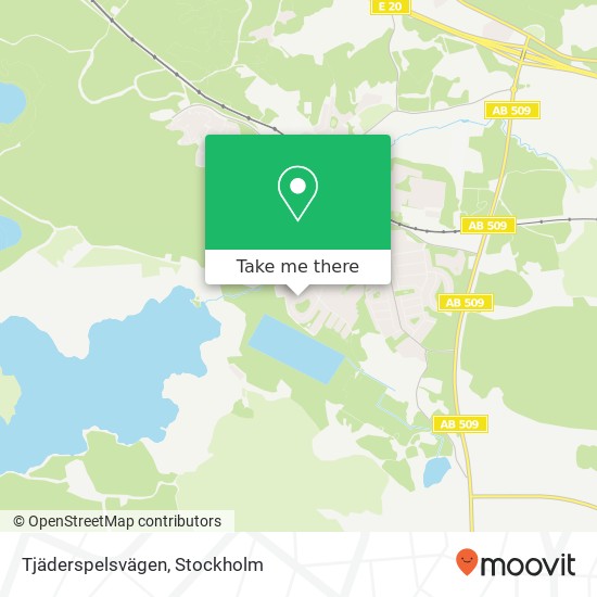 Tjäderspelsvägen map