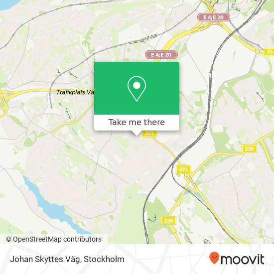 Johan Skyttes Väg map