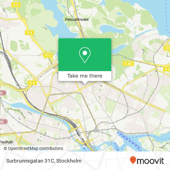 Surbrunnsgatan 31C map