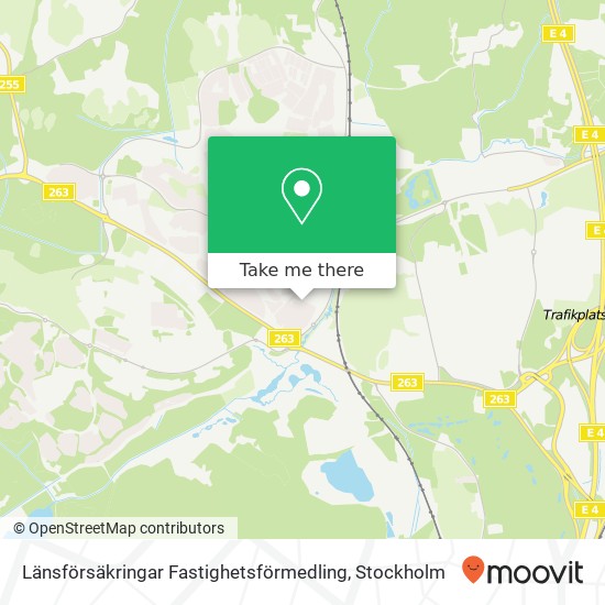 Länsförsäkringar Fastighetsförmedling map