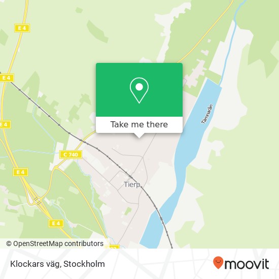 Klockars väg map