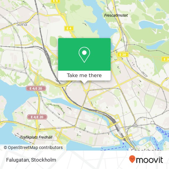 Falugatan map