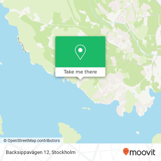 Backsippavägen 12 map