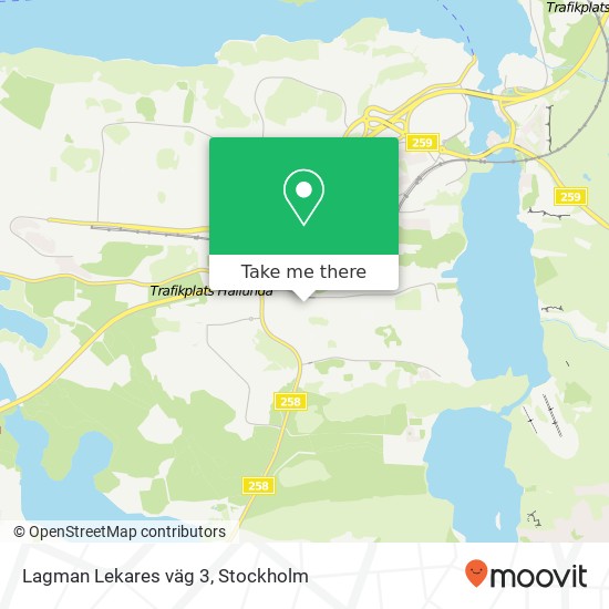 Lagman Lekares väg 3 map