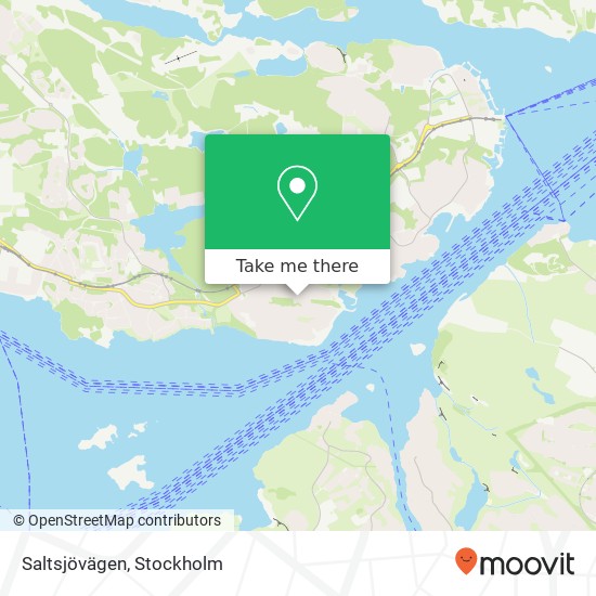 Saltsjövägen map