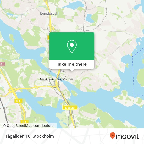 Tågaliden 10 map