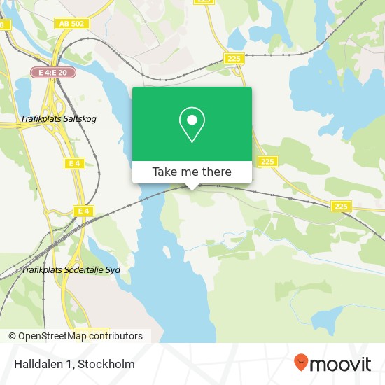 Halldalen 1 map