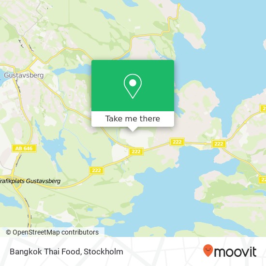 Bangkok Thai Food map