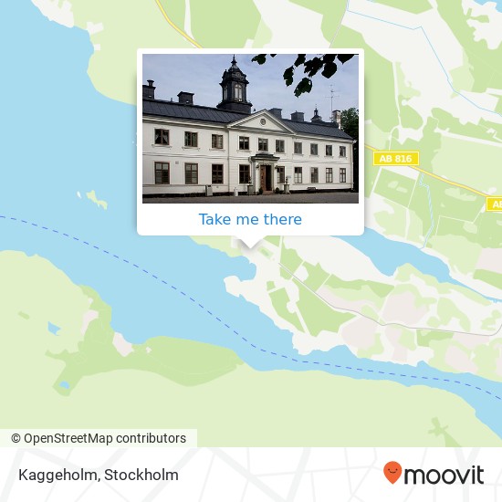 Kaggeholm map