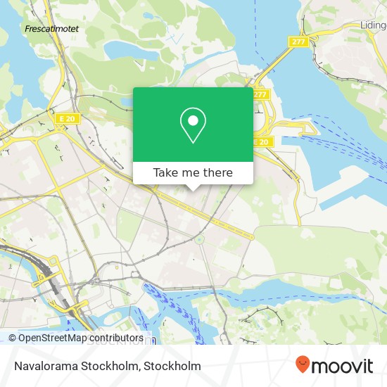 Navalorama Stockholm map