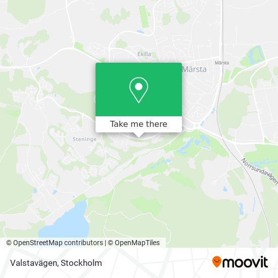 Valstavägen map