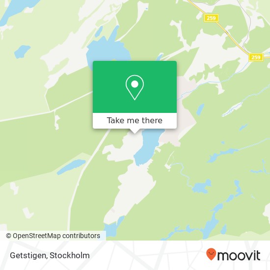 Getstigen map