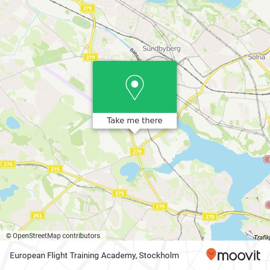 European Flight Training Academy map