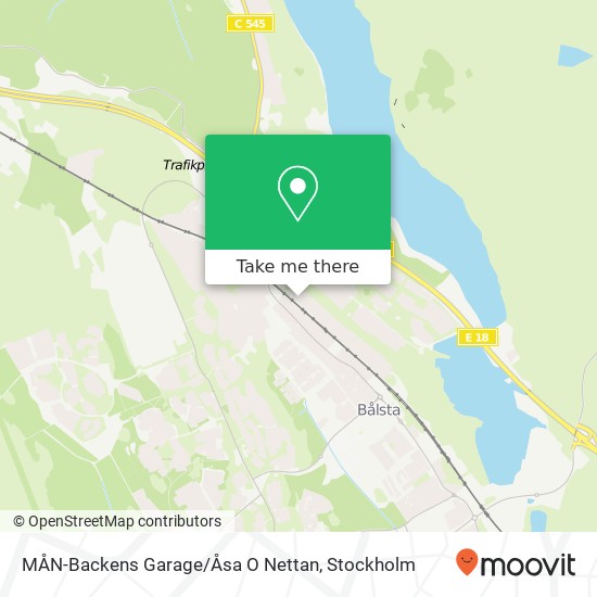 MÅN-Backens Garage / Åsa O Nettan map