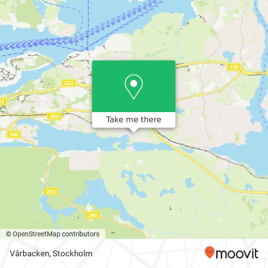 Vårbacken map