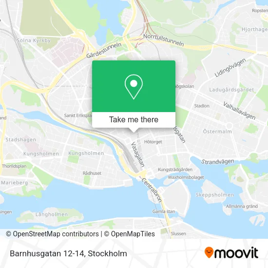 Barnhusgatan 12-14 map
