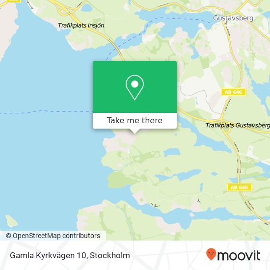 Gamla Kyrkvägen 10 map