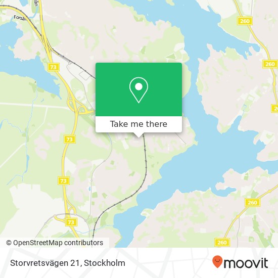 Storvretsvägen 21 map