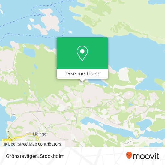 Grönstavägen map