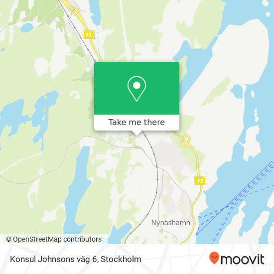 Konsul Johnsons väg 6 map