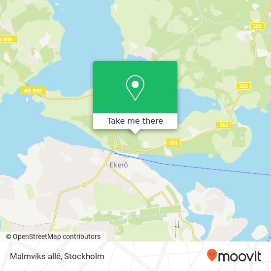 Malmviks allé map